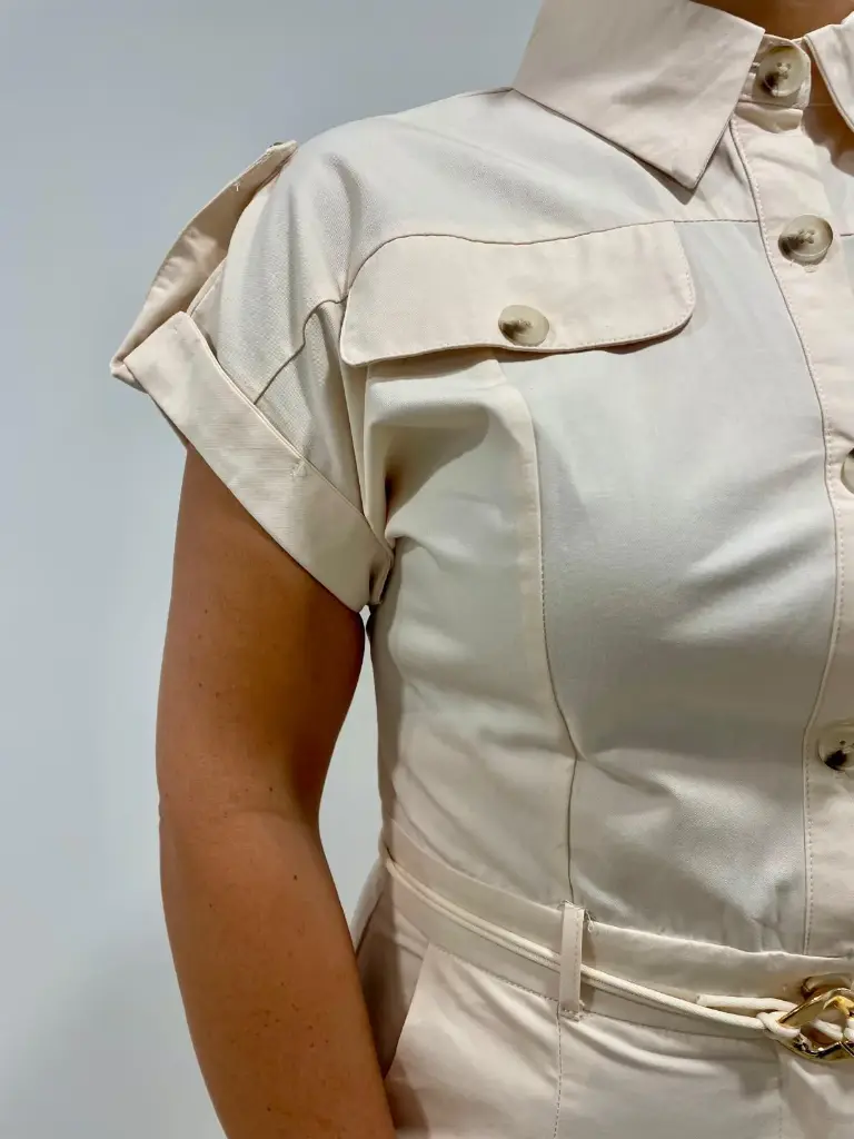 Kratki pajac Marley - apricot