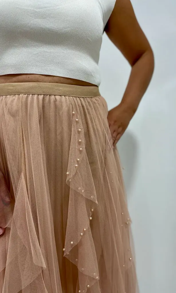 Krilo Shine - bež/roza