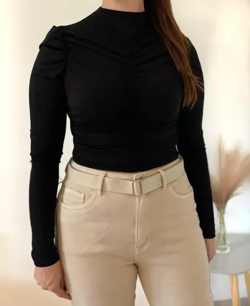 Top Viviana - črn