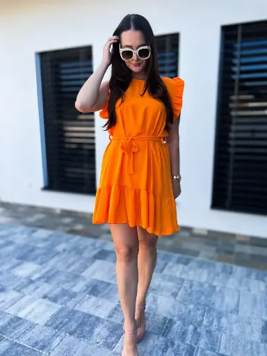 Obleka Summer - oranžna