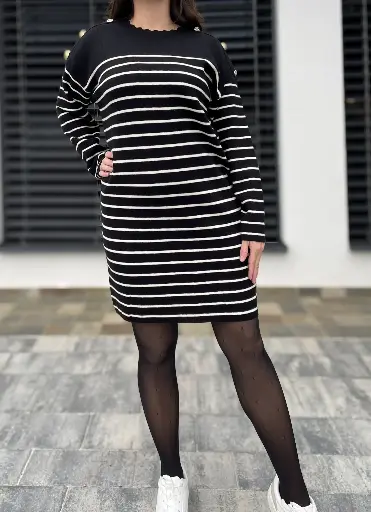 Obleka Zendy - črna